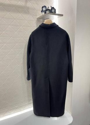 Пальто черное бежевое