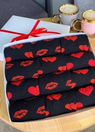 Подарунковий бокс жіночих шкарпеток на 12 пар 36-41 р