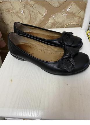 Туфли мокасины женские кожаные черные2 фото