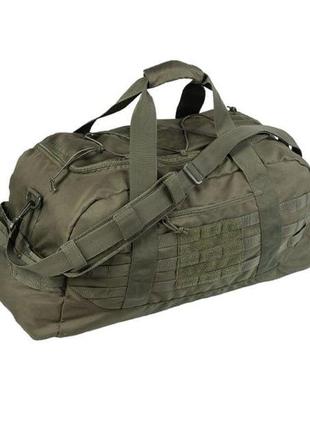 Сумка для вещей тактическая 54л олива mil-tec, туристическая сумка олива, военная сумка для вещей армейская2 фото