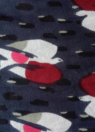 Натуральный шарф палантин парно лен обо хлопок голубик