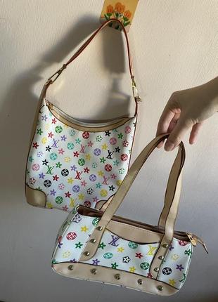 Лот сумки lv, louis vuitton, разноцветные, груз, набор сумок, сумка багет, сумка планшет, квадратная прямоугольная