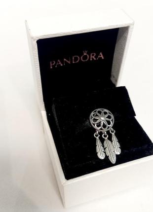 Срібний шарм (бусіна) pandora "метелик в камінні" пандора подарок для жінок