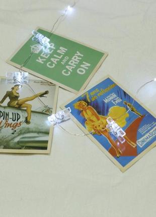 Прищіпки декоративні для фото прозорі 100 штук набір для фотографій мініприщіпка для декору