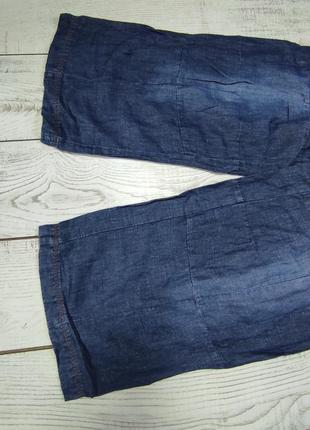 Джинсы кюлоты свободные клешные, штаны, брюки6 фото