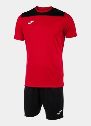 Комплект формы joma phoenix set красный,черный 2xl 103124.601 2xl