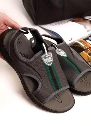 Сандалии мужские horoso текстильные 40 серые
