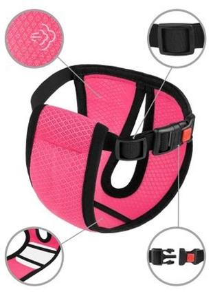 Труси гігієнічні bronzedog mesh для собак розмір м рожеві (2007033025459)