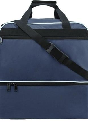 Велика дорожня, спортивна сумка 32х51х46 см kappa темно-синій (2000002215899)2 фото