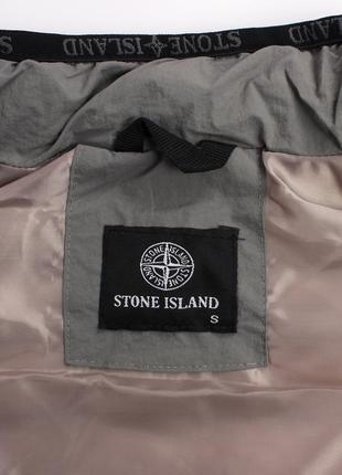 Жилетка stone island, колір сірий, різні розміри7 фото