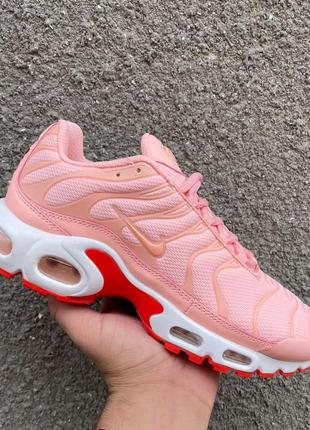 Женские кроссовки nike air max tn peach, найк эир макс тн персиковые
