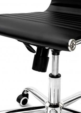 Компьютерное офисное кресло нетворк с высокой спинкой для посетителей экокожа цвет...