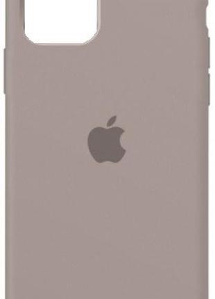 Силиконовый чехол с микрофиброй внутри apple iphone 11 silicon case цвет #23 pebble