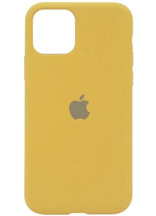 Силиконовый чехол с микрофиброй внутри apple iphone 11 silicon case цвет #28 sand