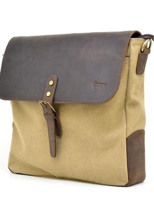 Сумка через плечо парусина и кожа rcs-6600-4lx tarwa