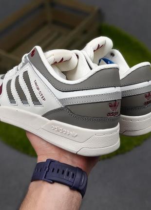 Adidas drop step бежевые с хаки 2