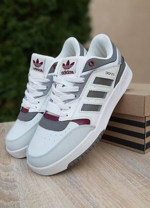 Adidas drop step бежевые с хаки 6