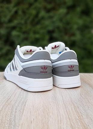 Adidas drop step бежевые с хаки 8