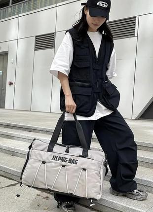 Спортивная сумка синяя 50*28*20см jingpin 28 литров | bag290-1