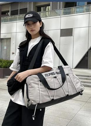 Спортивная сумка синяя 50*28*20см jingpin 28 литров | bag290-1