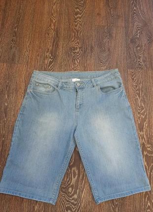 Джинсовые шорты удлинённые. 2