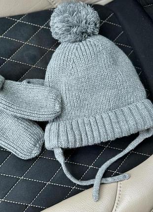 Шапочка 1/3 года маломерит (подойдет из 6/8мис.и до 2-х лет максимум)