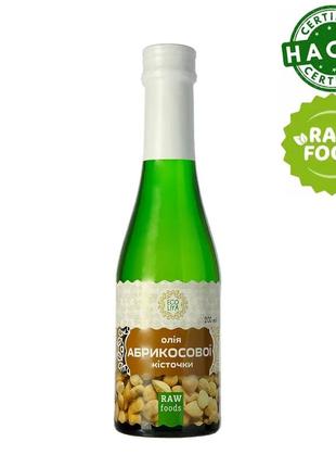 Сира олія з абрикосової кісточки (200 мл) для вживання в їжу та догляду за шкірою і волоссям