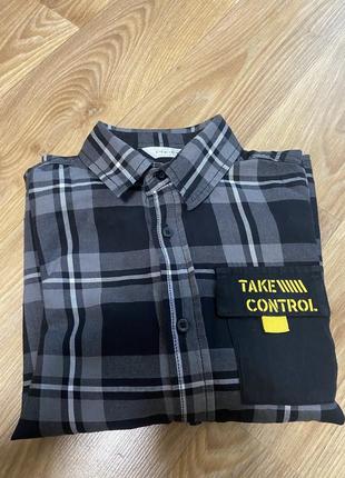 Сорочка на хлопчика бавовняна 8-10 років 140 см