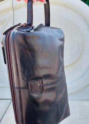 Несессер сумка чоловіча ashwood brown4 фото
