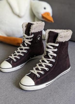 Converse жіночі оригінальні утеплені кеди