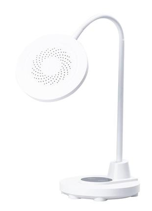 Настільна світлодіодна лампа на гнучкій ніжці сенсорне керування2 фото