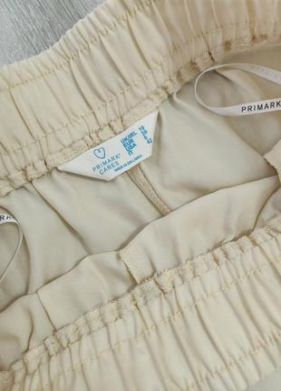 Молочные широкие штаны трубы палаццо primark  wide leg6 фото