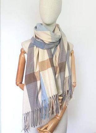 Кашемировый шарф теплый зимний морано
