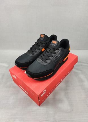 Кроссовки puma future rider black & orange мужские 41-45 42