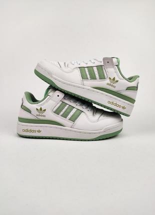 Кросівки adidas forum white olive