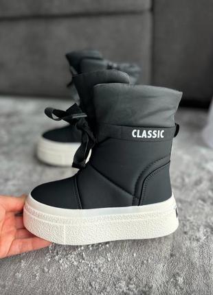 Зимние теплые сапожки для девочки