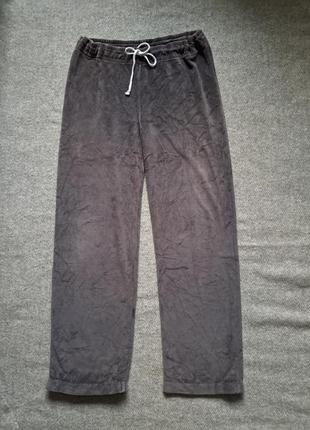Велюровые спортивные штаны s