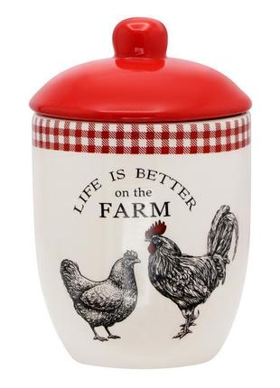Цукорниця кераміч. 520 мл ферма interos 00089133