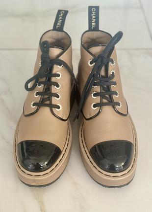 Ботинки chanel оригинал 39р. 25см