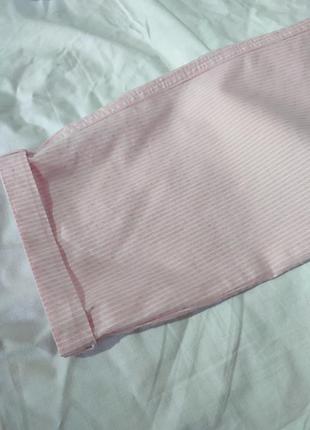 Легкие летние классические брюки, брюки в полоску2 фото