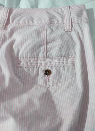 Легкие летние классические брюки, брюки в полоску6 фото
