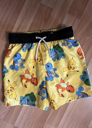 Плавательні шорти pokemon h&m