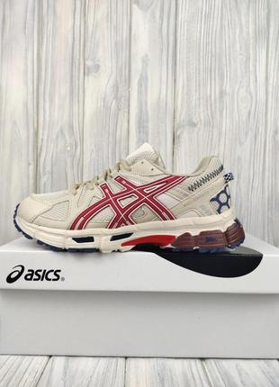 Кроссовки asics gel-kahana 8 beige red