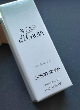 Парфум giorgio armani acqua di gioia 15 ml (оригінал)