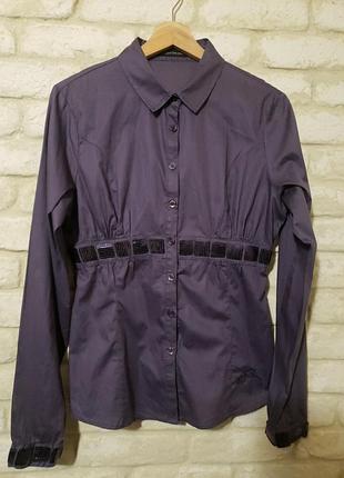 Батистовая (коттоновая) блуза с пайетками 38-40 р.