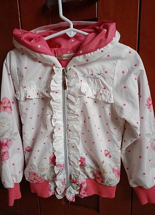 Летняя ветровка для девочки, 4р
