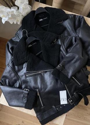 Дубленка zara