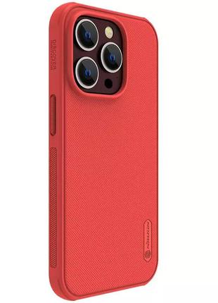 Чохол nillkin matte pro для apple iphone 14 pro (6.1") червоний/red 3