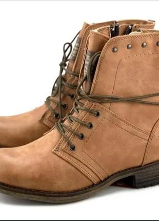 Зимние женские ботинки mustang (испания)