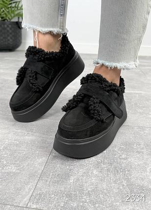 Зимние кеды teddy